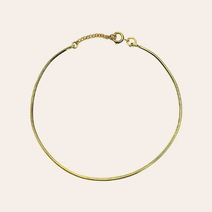 Pulseira Fio do Mar - Banho de Ouro 18k