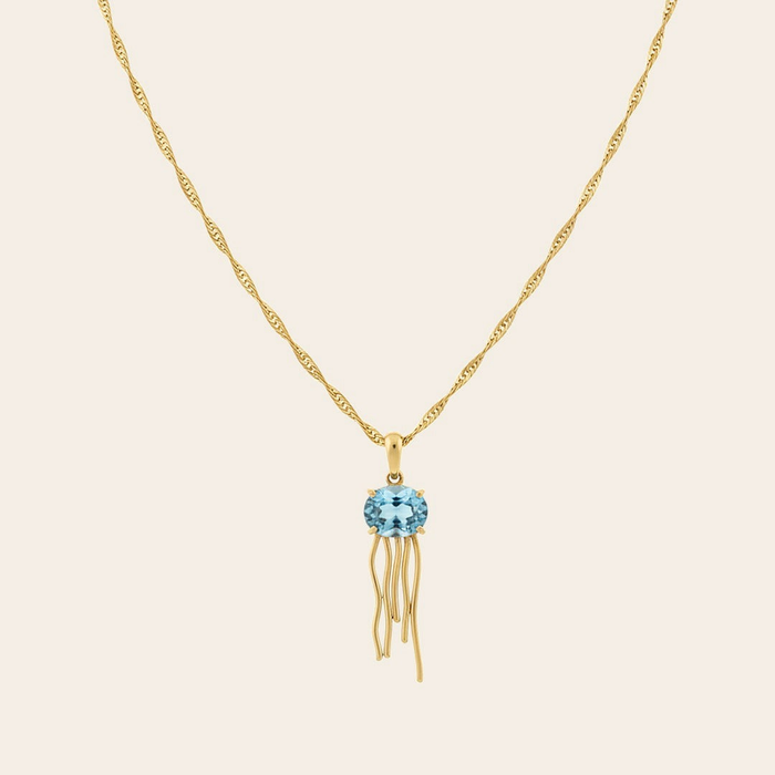 Colar Água Viva - Banho de Ouro 18k