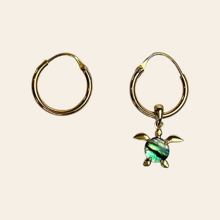 Brinco Tartaruga do Mar - Banho Ouro 18k