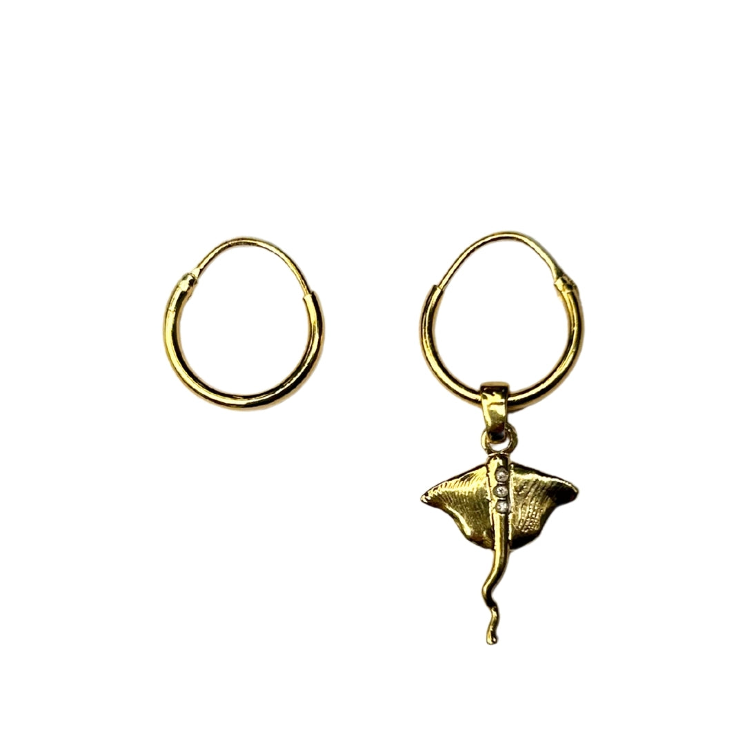 Brinco Arraia - Banho Ouro 18k