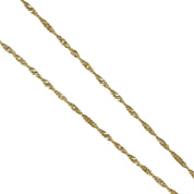 Corrente Singapura - Banho Ouro 18k