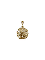 Pingente Bolacha do Mar - Banho de Ouro 18k