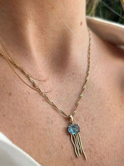 Pingente Água Viva - Banho Ouro 18k