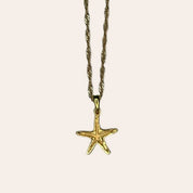 Colar Estrela do Mar - Banho de Ouro 18k