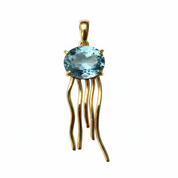 Pingente Água Viva - Banho Ouro 18k