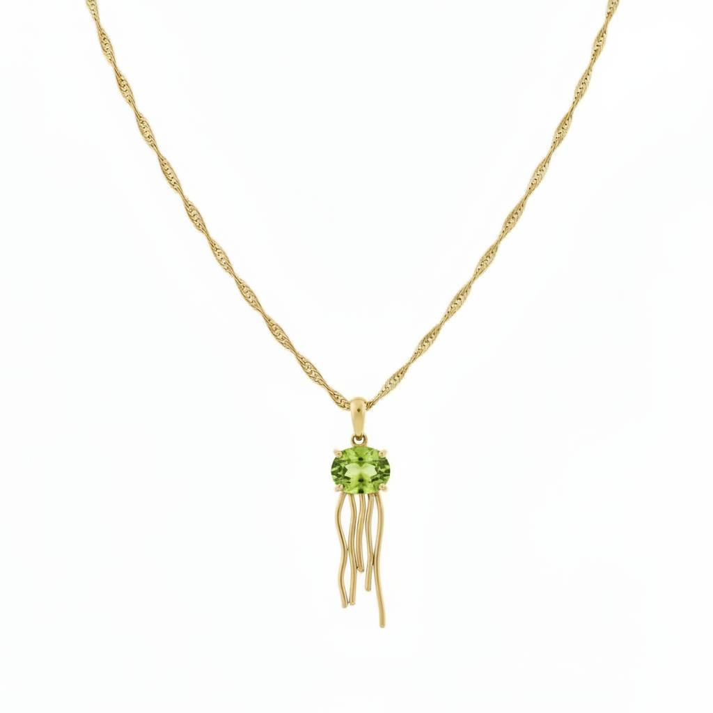 Colar Água Viva - Banho de Ouro 18k