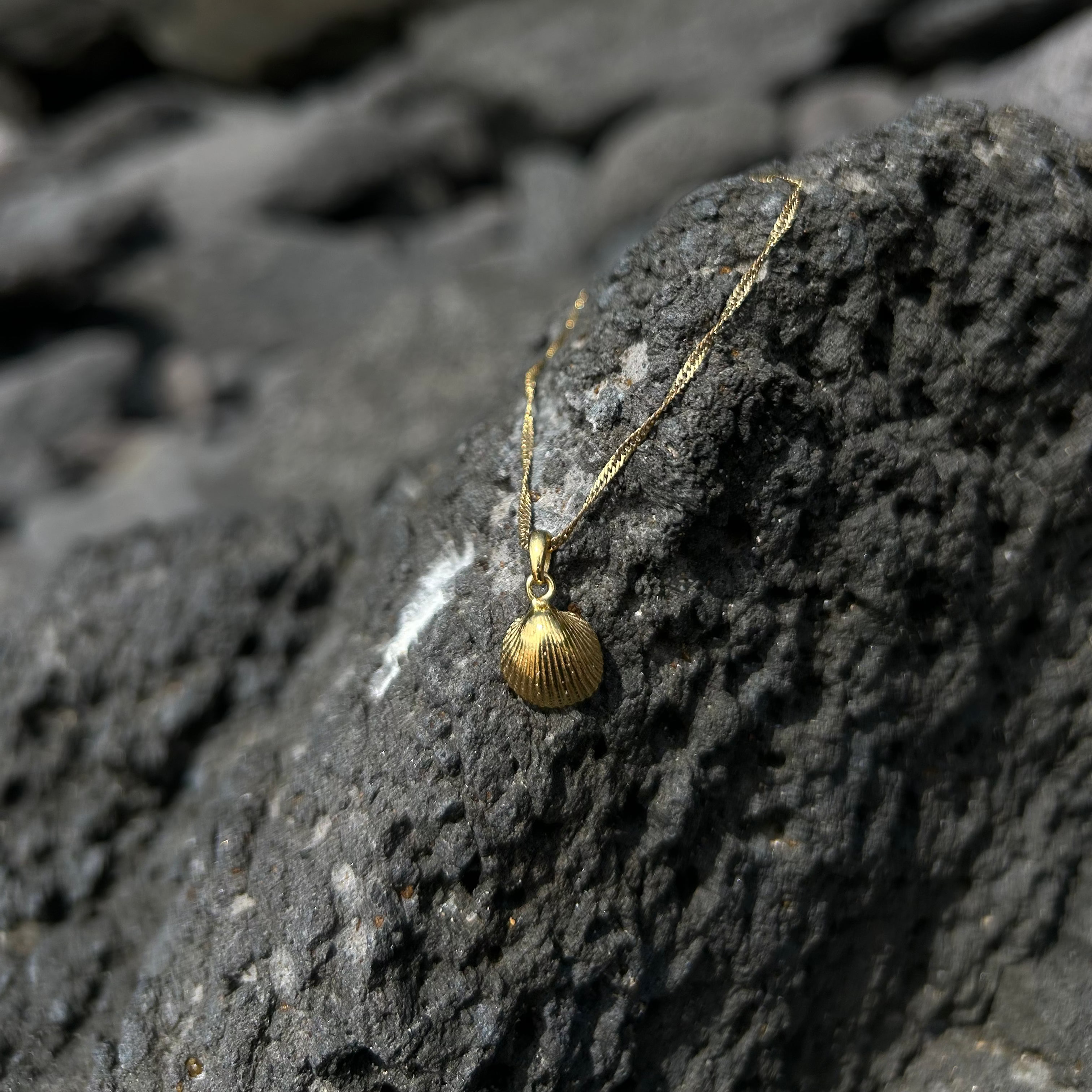 Pingente Concha - Banho de Ouro 18k