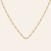 Corrente Singapura - Banho Ouro 18k